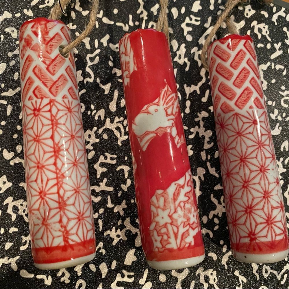 Bud vases (3 pieces total) hanging NWT.